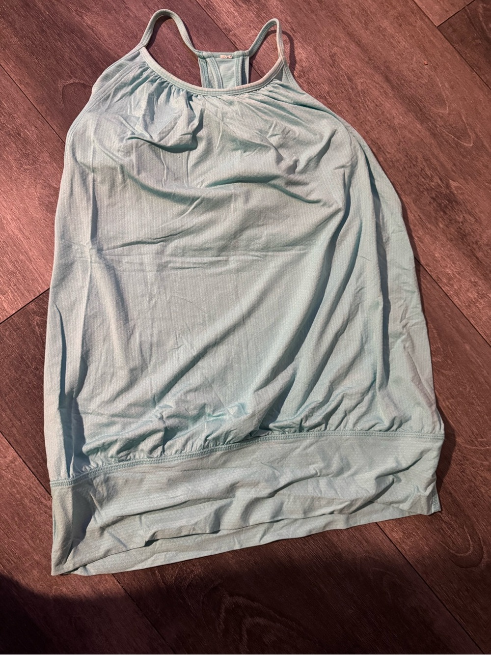 lululemon athletica Light Blue Racerback Tank Top